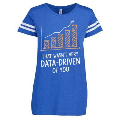 That WasnT Very Data Driven Of You Funny Data Driven Enza Ladies Jersey Football T-Shirt