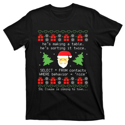 That WasnT Very Data Driven Of You Ugly Christmas Sweaters T-Shirt