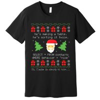 That WasnT Very Data Driven Of You Ugly Christmas Sweaters Premium T-Shirt