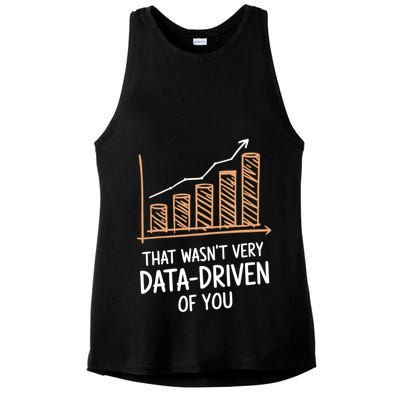 That WasnT Very Data Driven Of You Funny Data Driven Ladies PosiCharge Tri-Blend Wicking Tank