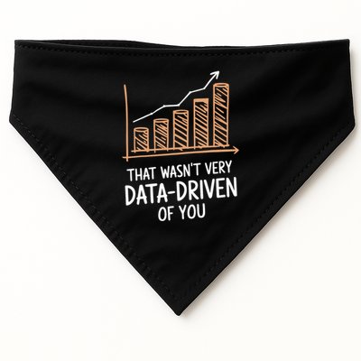 That WasnT Very Data Driven Of You Funny Data Driven USA-Made Doggie Bandana