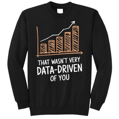 That WasnT Very Data Driven Of You Funny Data Driven Sweatshirt