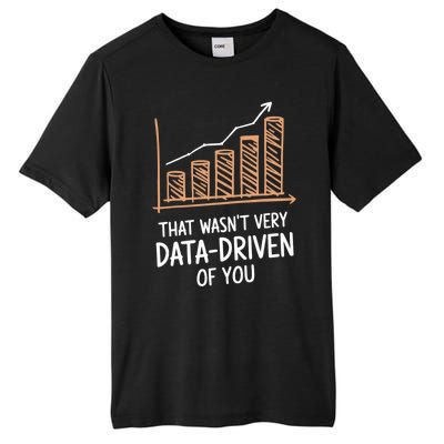 That WasnT Very Data Driven Of You Funny Data Driven Tall Fusion ChromaSoft Performance T-Shirt