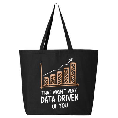 That WasnT Very Data Driven Of You Funny Data Driven 25L Jumbo Tote