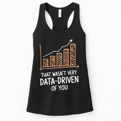 That WasnT Very Data Driven Of You Funny Data Driven Womens Tank Top