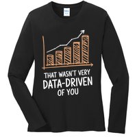 That WasnT Very Data Driven Of You Funny Data Driven Ladies Long Sleeve Shirt