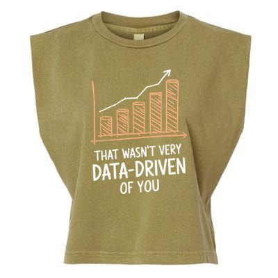 That WasnT Very Data Driven Of You Funny Data Driven Garment-Dyed Women's Muscle Tee