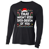 That WasnT Very Data Driven Of You Ugly Sweater Christmas Sweatshirt Cooling Performance Long Sleeve Crew