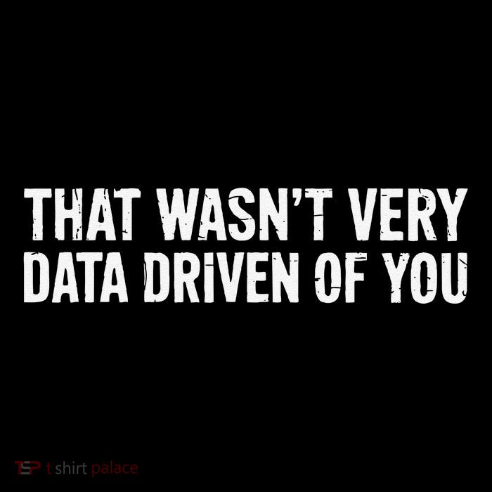 That WasnT Very Data Driven Of You 7-Panel Snapback Hat