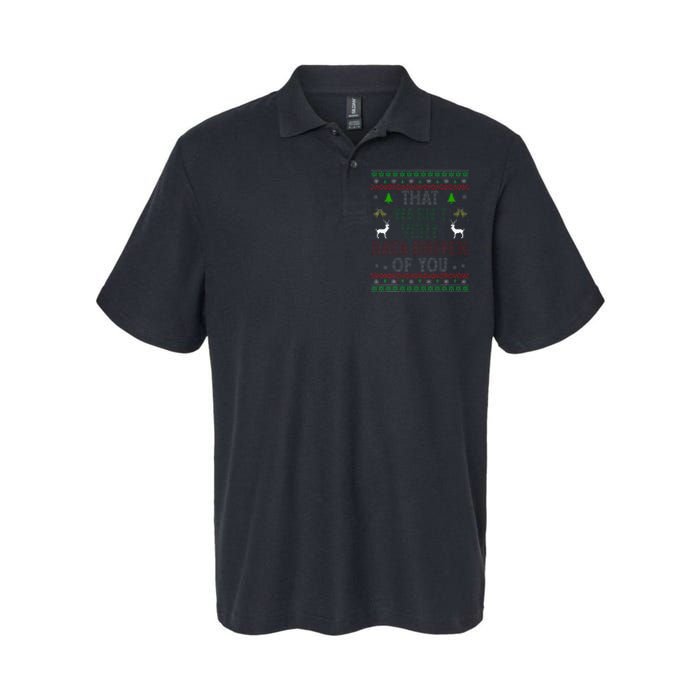 That WasnT Very Data Driven Of You Ugly Christmas Xmas Softstyle Adult Sport Polo