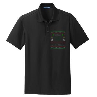 That WasnT Very Data Driven Of You Ugly Christmas Xmas Dry Zone Grid Polo