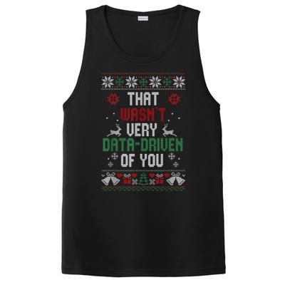 That Wasnt Very Data Driven Of You Christmas Xmas Gift PosiCharge Competitor Tank