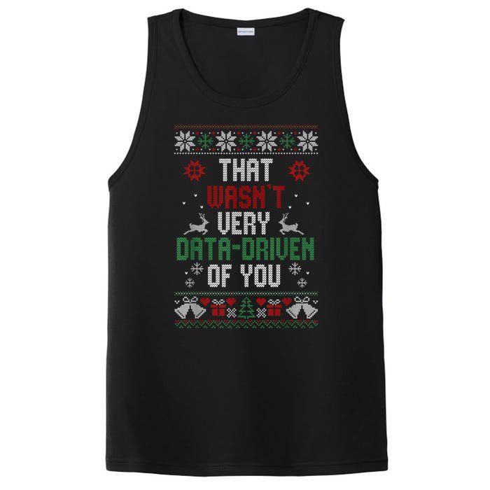 That Wasnt Very Data Driven Of You Christmas Xmas Gift PosiCharge Competitor Tank