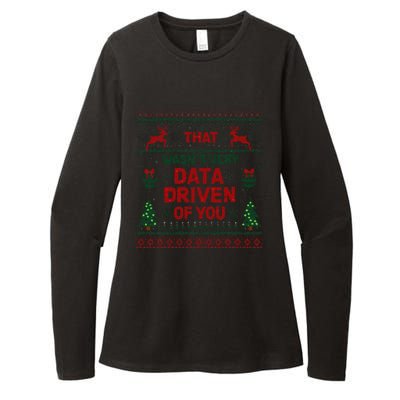 That WasnT Very Data Driven Of You Christmas Xmas Womens CVC Long Sleeve Shirt