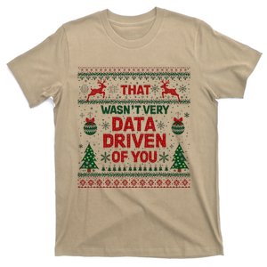 That WasnT Very Data Driven Of You Christmas Xmas T-Shirt