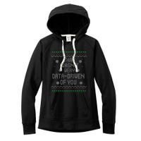 That WasnT Very Data Driven Of You Christmas Xmas Pajamas Women's Fleece Hoodie