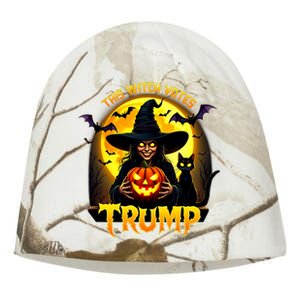 This Witch Votes Trump – Halloween Political Kati - Camo Knit Beanie