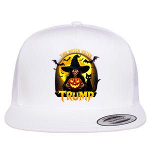 This Witch Votes Trump – Halloween Political Flat Bill Trucker Hat