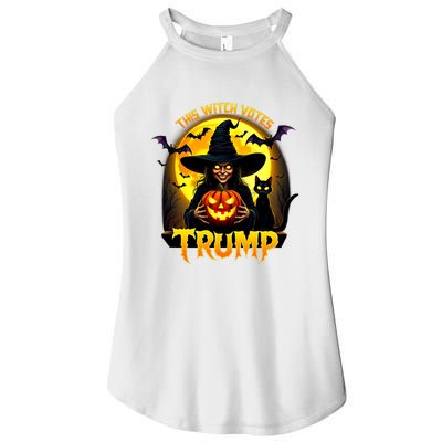 This Witch Votes Trump – Halloween Political Women’s Perfect Tri Rocker Tank