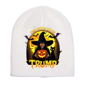 This Witch Votes Trump – Halloween Political Short Acrylic Beanie