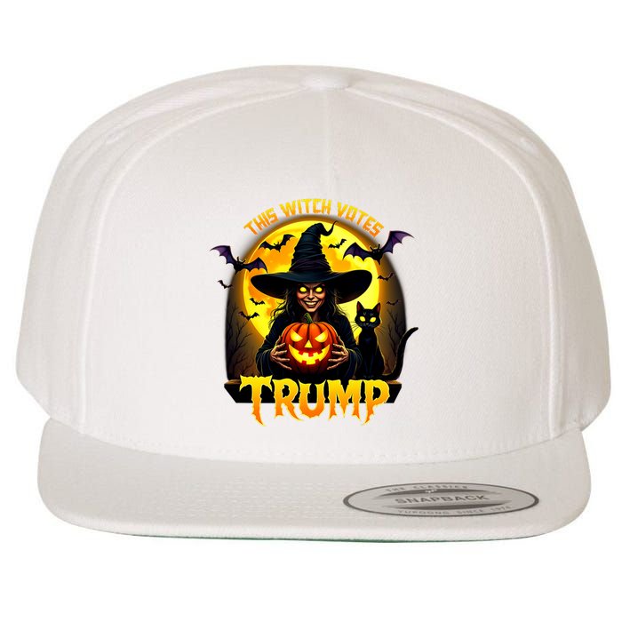 This Witch Votes Trump – Halloween Political Wool Snapback Cap