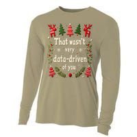 That WasnT Very Data Driven Of You Christmas Xmas Funny Cooling Performance Long Sleeve Crew