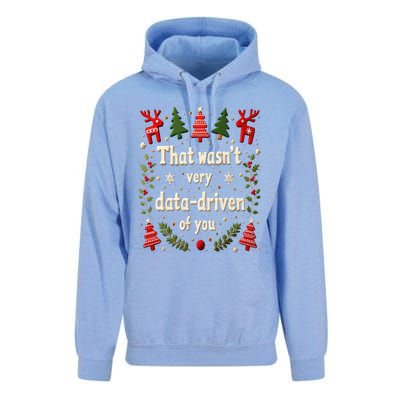 That WasnT Very Data Driven Of You Christmas Xmas Funny Unisex Surf Hoodie