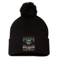 That WasnT Very Data Driven Of You Ugly Sweater Christmas Pom Pom 12in Knit Beanie