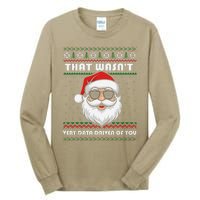 That WasnT Very Data Driven Of You Christmas Funny Xmas Tall Long Sleeve T-Shirt