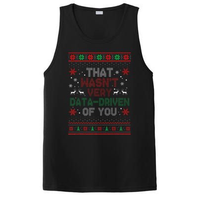 That WasnT Very Data Driven Of You Christmas Xmas Pajamas PosiCharge Competitor Tank