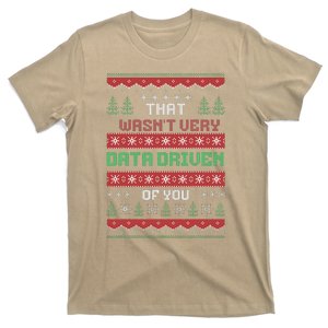 That WasnT Very Data Driven Of You Christmas Xmas Pajamas T-Shirt