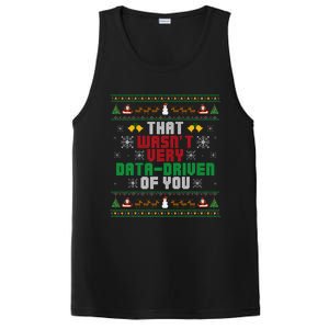 That WasnT Very Data Driven Of You Christmas Xmas Pajamas PosiCharge Competitor Tank