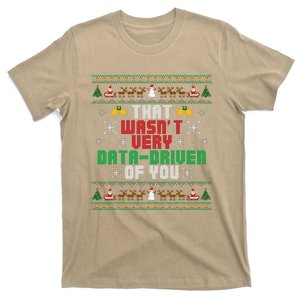 That WasnT Very Data Driven Of You Christmas Xmas Pajamas T-Shirt