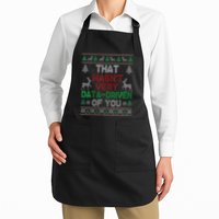 That WasnT Very Data Driven Of You Christmas Xmas Pajamas Full-Length Apron With Pockets