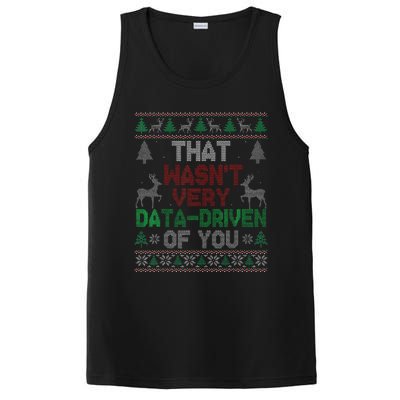 That WasnT Very Data Driven Of You Christmas Xmas Pajamas PosiCharge Competitor Tank