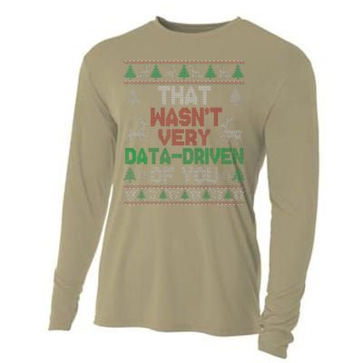 That WasnT Very Data Driven Of You Christmas Xmas Pajamas Cooling Performance Long Sleeve Crew