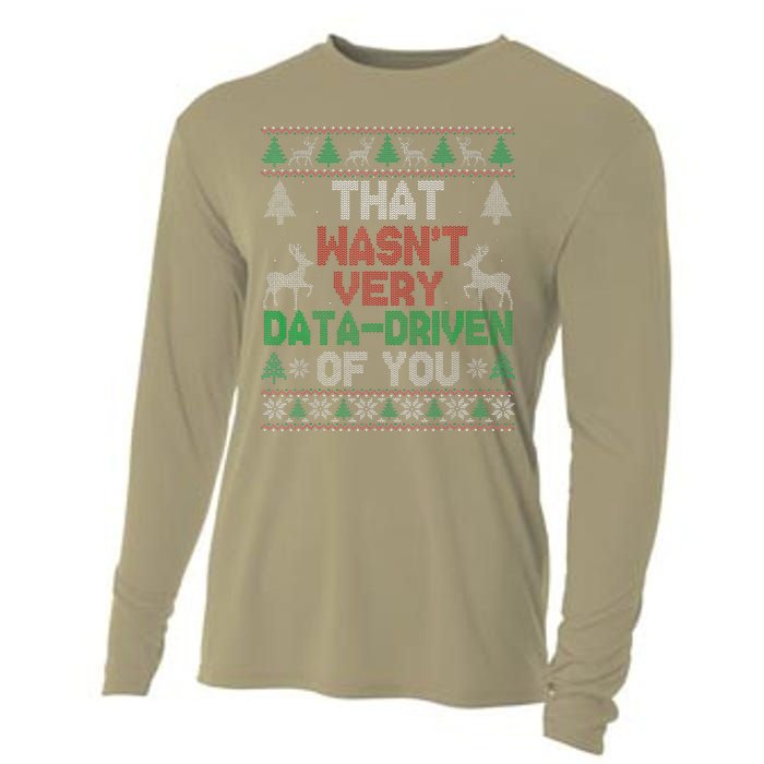 That WasnT Very Data Driven Of You Christmas Xmas Pajamas Cooling Performance Long Sleeve Crew