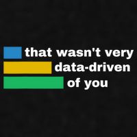 That WasnT Very Data Driven Of You Funny Data Analyst Geek Ladies PosiCharge Tri-Blend Wicking Tank