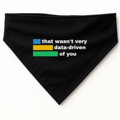 That WasnT Very Data Driven Of You Funny Data Analyst Geek USA-Made Doggie Bandana