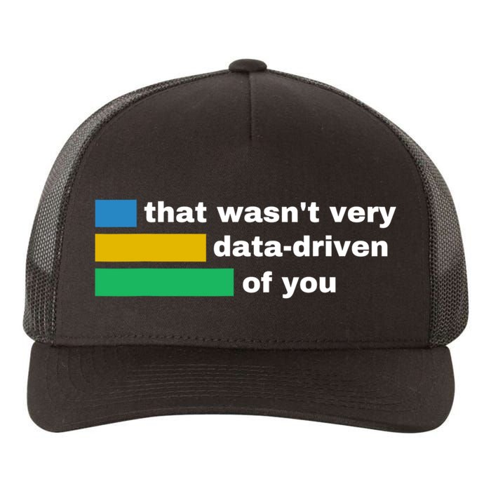 That WasnT Very Data Driven Of You Funny Data Analyst Geek Yupoong Adult 5-Panel Trucker Hat