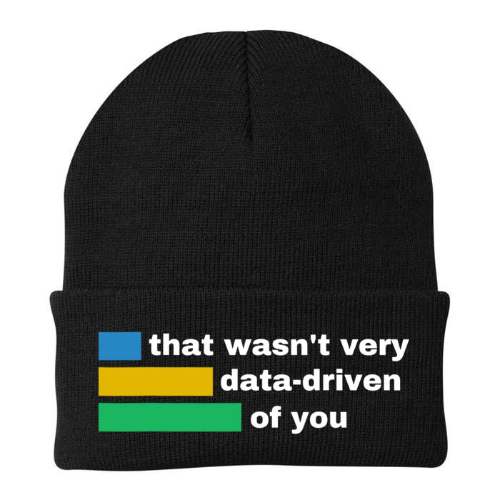 That WasnT Very Data Driven Of You Funny Data Analyst Geek Beanie
