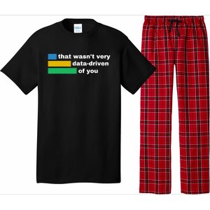 That WasnT Very Data Driven Of You Funny Data Analyst Geek Pajama Set