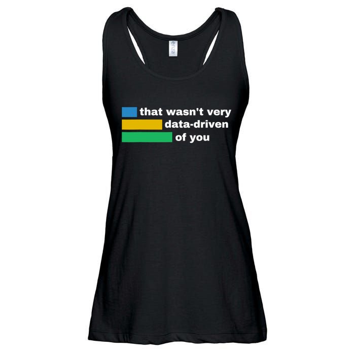 That WasnT Very Data Driven Of You Funny Data Analyst Geek Ladies Essential Flowy Tank