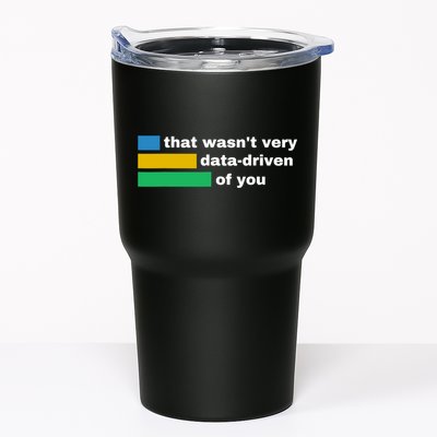 That WasnT Very Data Driven Of You Funny Data Analyst Geek Tumbler