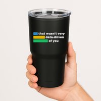 That WasnT Very Data Driven Of You Funny Data Analyst Geek Tumbler