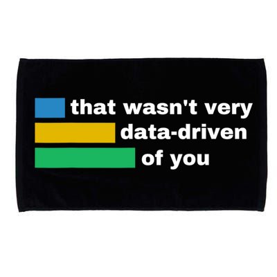 That WasnT Very Data Driven Of You Funny Data Analyst Geek Microfiber Hand Towel