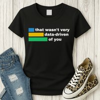 That WasnT Very Data Driven Of You Funny Data Analyst Geek Womens T-Shirt