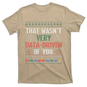 That WasnT Very Data Driven Of You Christmas Pajamas T-Shirt