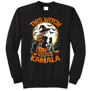 This Witch Votes Kamala Harris President Funny Halloween Sweatshirt