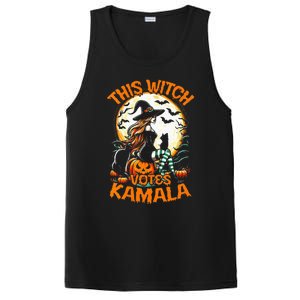 This Witch Votes Kamala Harris President Funny Halloween PosiCharge Competitor Tank